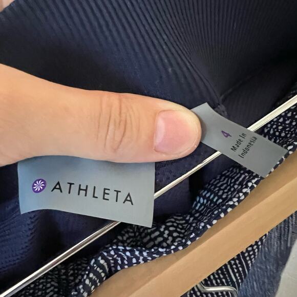 Athleta Blue Batik Midtown Skort Size 4 - Picture 7 of 8